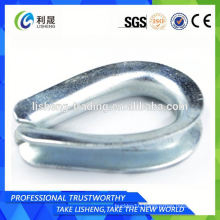 Silver White Carbon Steel Wire Rope Thimble G414